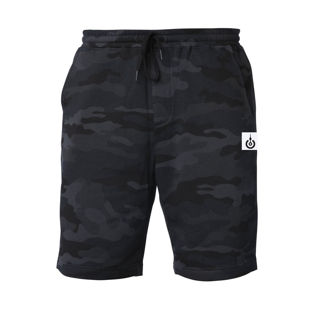The Warm Up // Midnight Camo Men's Fleece Shorts