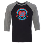 Burning Hearts Men's Baseball T-Shirt