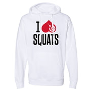 I Love Squats Men's Hoodie