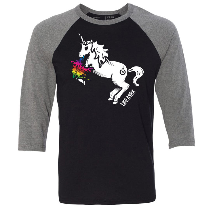 Technicolor Unicorn Baseball T-Shirt