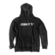 COMMITTED MENS MINERAL WASH HOODIE